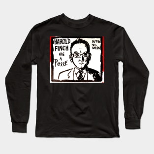 Harold Finch has a Posse Long Sleeve T-Shirt